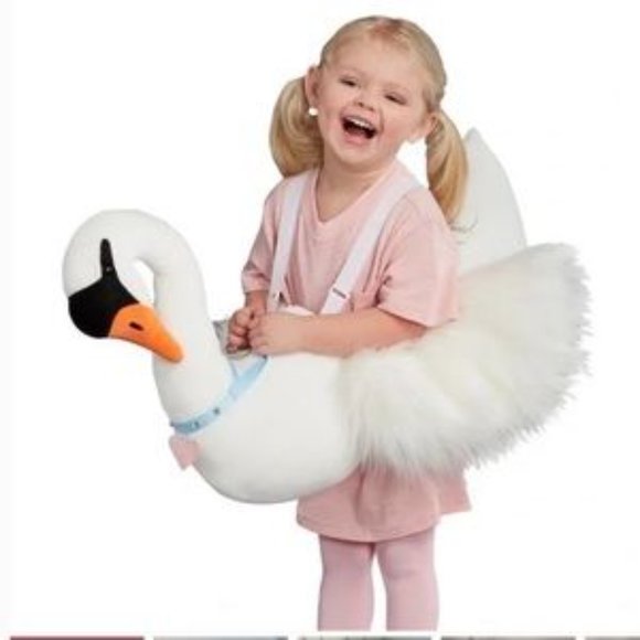 Gillians Closet White Swan Costume kids age 3-7 Cosplay Halloween/ plush NWT - Picture 5 of 5